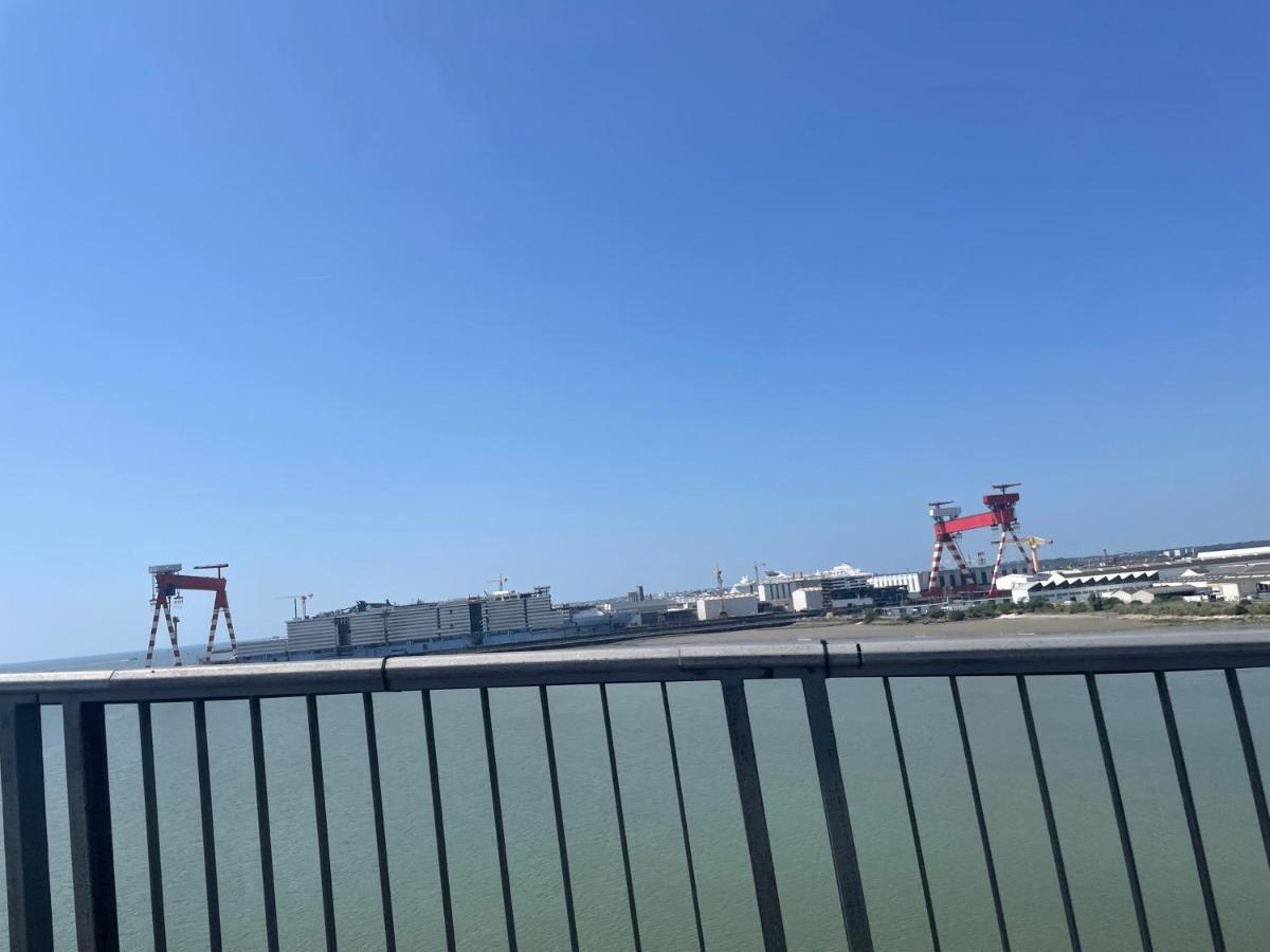Studio Cosy Avec Terrasse, Proche Chantiers Et Airbus Saint-Nazaire  Esterno foto