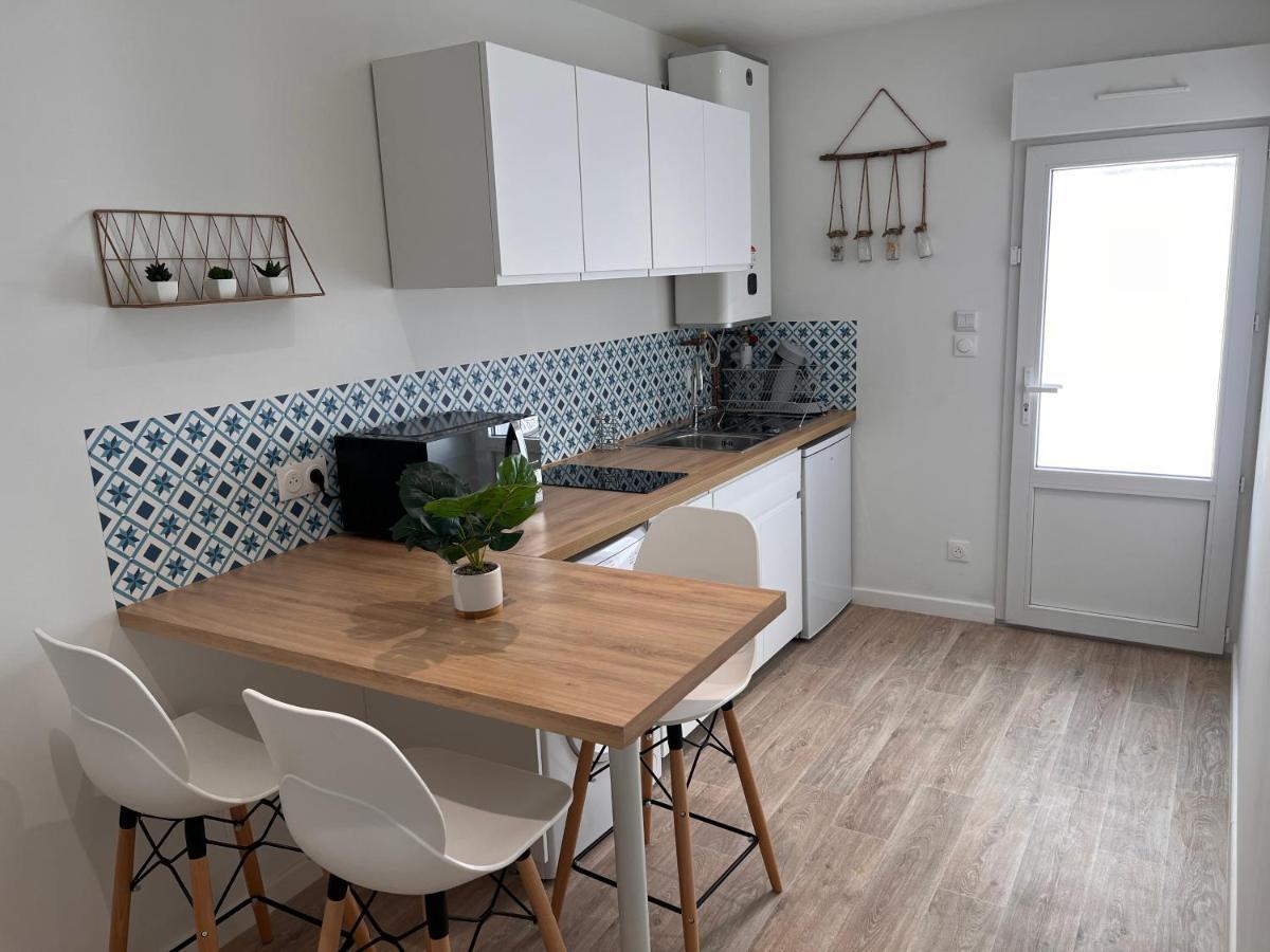 Studio Cosy Avec Terrasse, Proche Chantiers Et Airbus Saint-Nazaire  Esterno foto